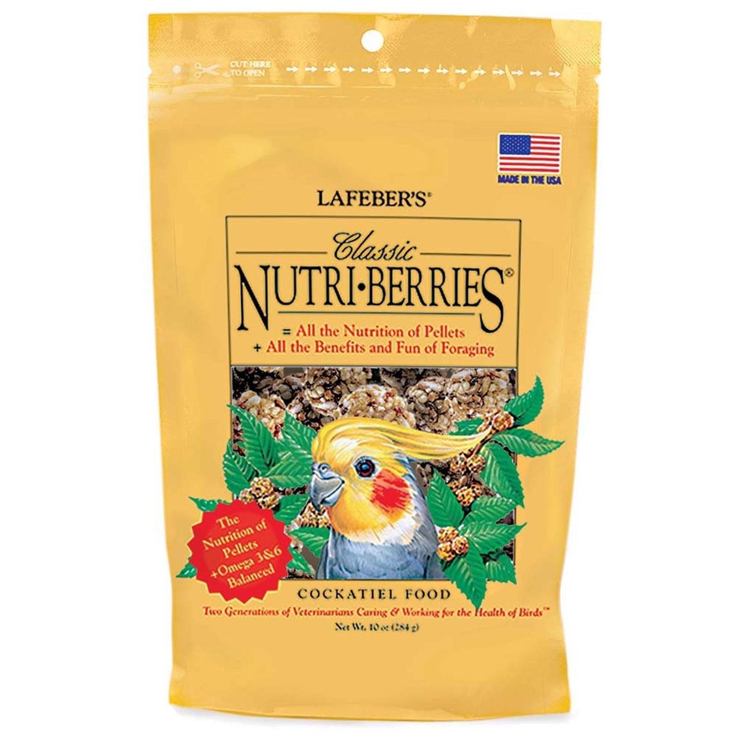 Lafeber Company Classic Nutri-Berries Cockatiel Food 10 oz