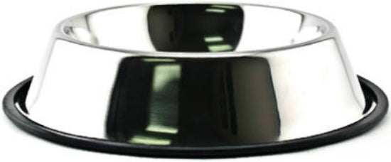 Ruffin' It 19064 Pet Bowl, 64 Oz, Stainless Steel