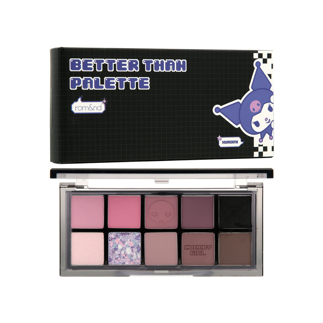 Rom&nd Sanrio Kuromi Better Than Palette #11 Cheeky Cheeky Garden 8.5g