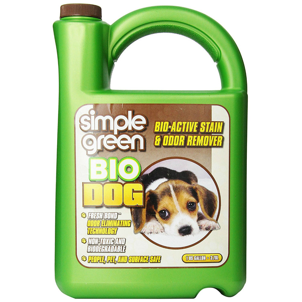 Simple Green® 2010000415302 Bio Dog Stain & Odor Remover, 1 Gallon