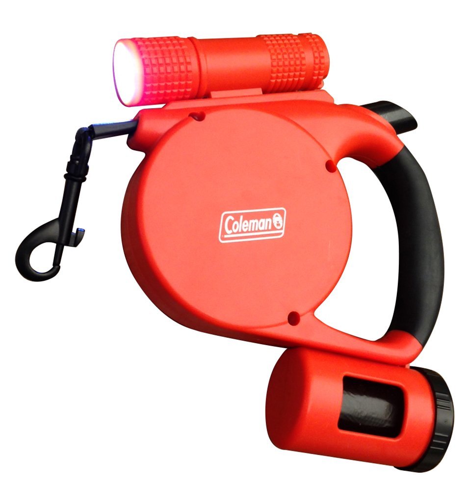 Coleman CPL-603RD 3-in-1 Pet Retractable Leash, Red