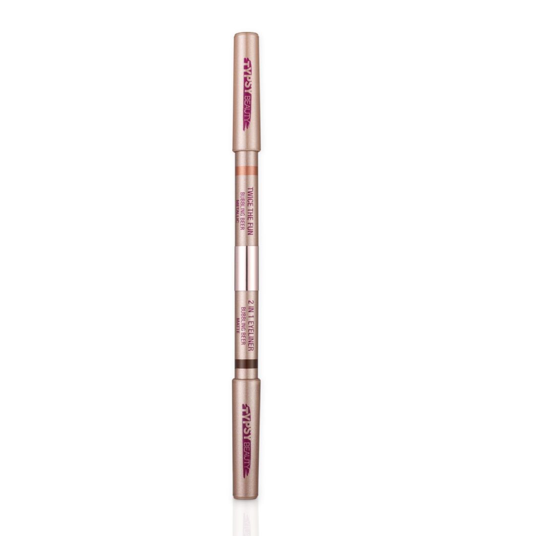 Typsy Beauty Twice The Fun 2 in 1 Eyeliner - Coconut Rum - 2 gms