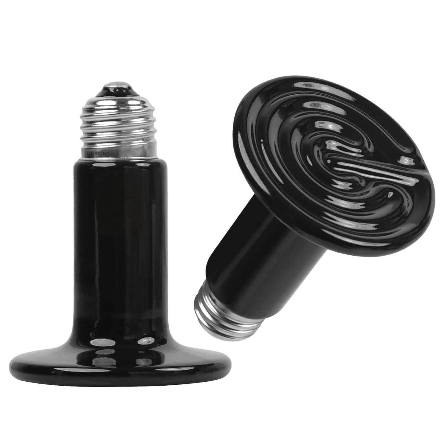 2-Pieces: 150W Infrared Reptile Heat Lamp No Light Emitting