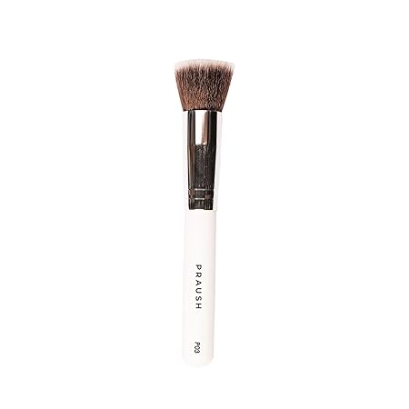 Praush P03 - Professional Flat Top Foundation Kabuki Brush - 26 gms