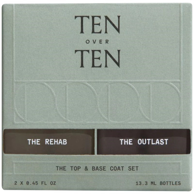 Tenoverten The Rehab Top & Base Coat Set - (2x 13.3 ml)