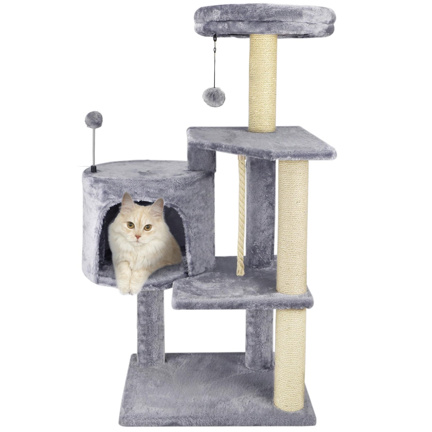 Cat Tree Scratching Toy Activity Centre Cat Tower Furniture Scratching Post