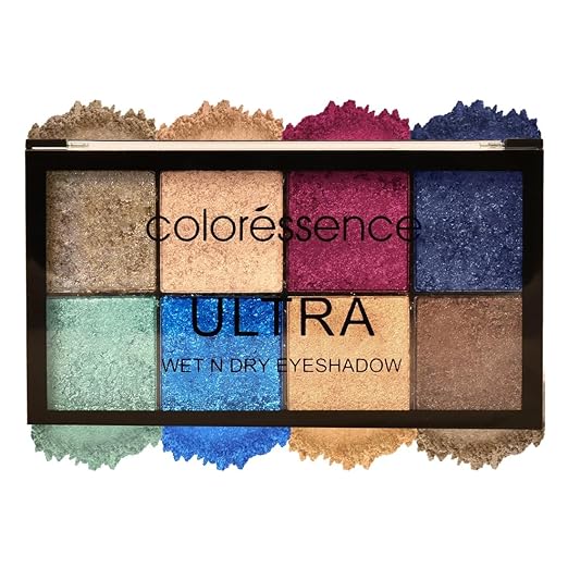 Coloressence Dazzle Diva Wet N Dry Eyeshadow Palette - 30 gms