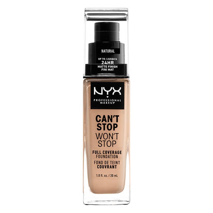 NYX Professional Makeup Can't Stop Won't Stop Full Coverage Foundation - Natural - 30 ml