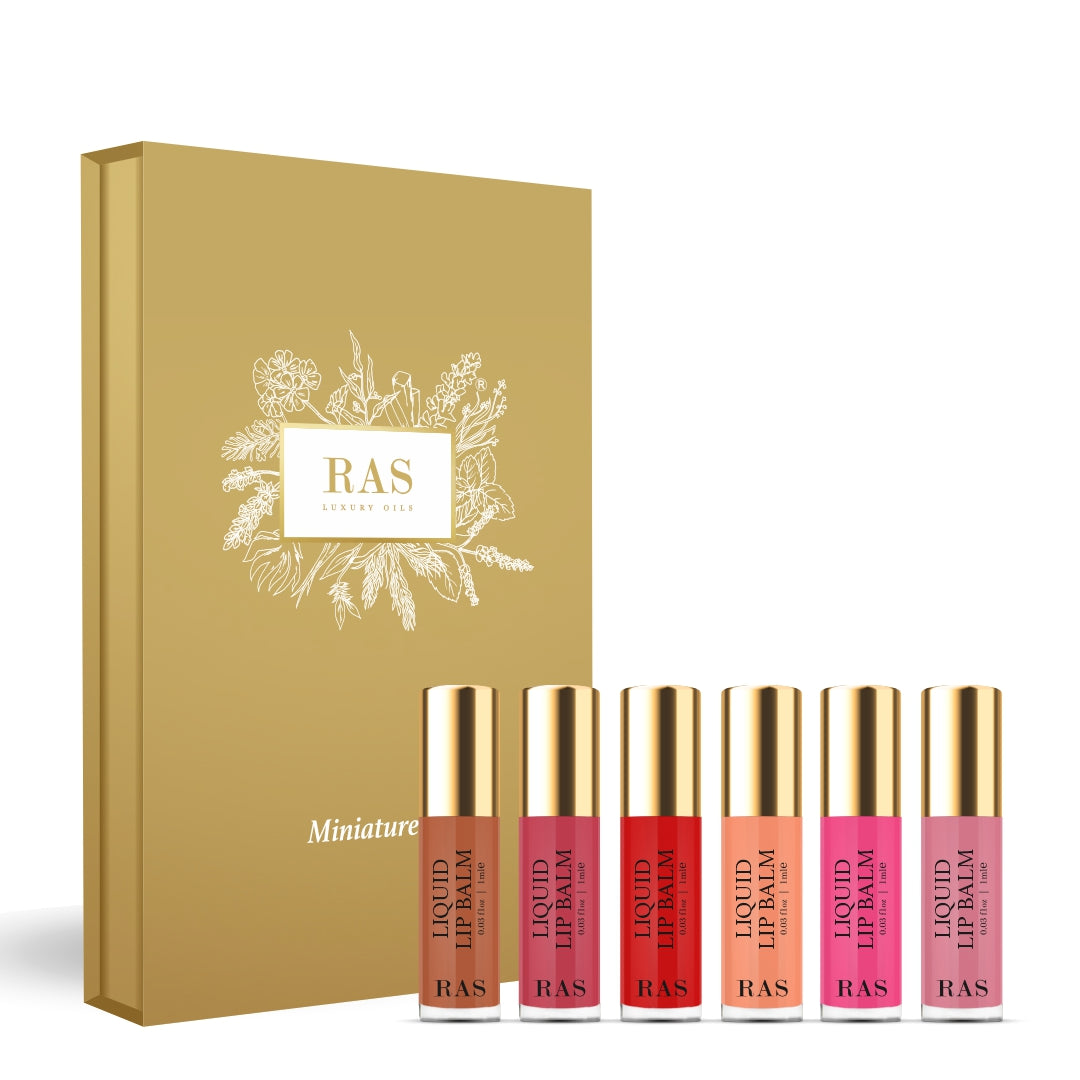 RAS Luxury Oils 6-Piece Tinted Lip Balm Miniature Set