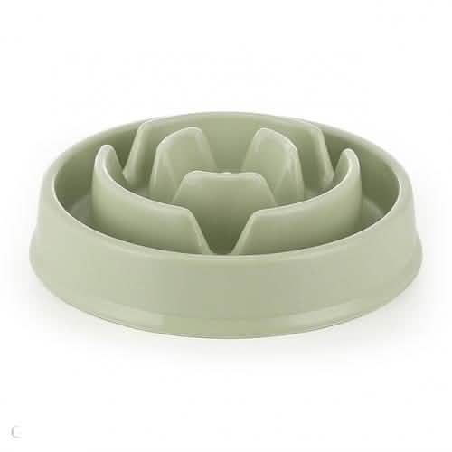 Healthy Slow Feeder Pet Bowl Pet Supplies Green - DailySale