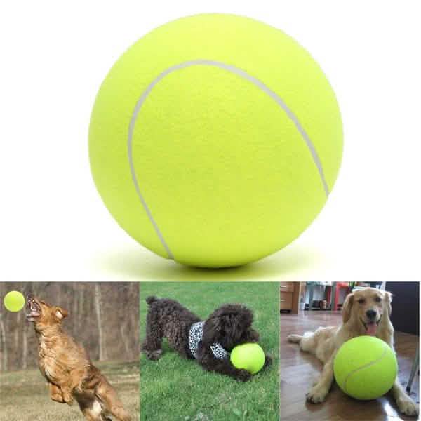 Rubber Kelly Big Giant Pet Dog Tennis Ball Thrower