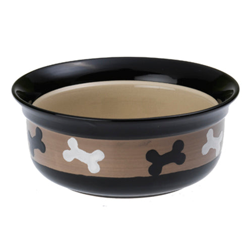 Petrageous Designs® 10071 City Pets Bones Bowl, 6" x 2.5", 2-Cup