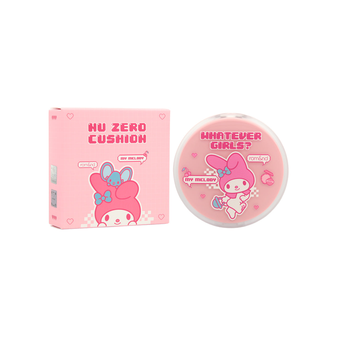 Rom&nd SPF24PA++ Sanrio My Melody Nu Zero Cushion #02 Pure 21 15g