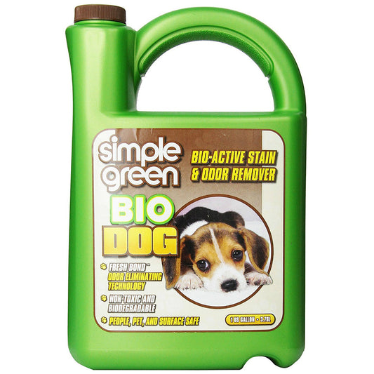 Simple Green® 2010000415302 Bio Dog Stain & Odor Remover, 1 Gallon