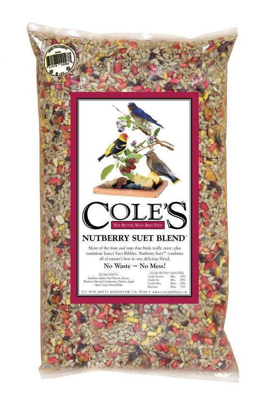 Cole's NB20 Nutberry Suet Blend Bird Food, 20 Lb