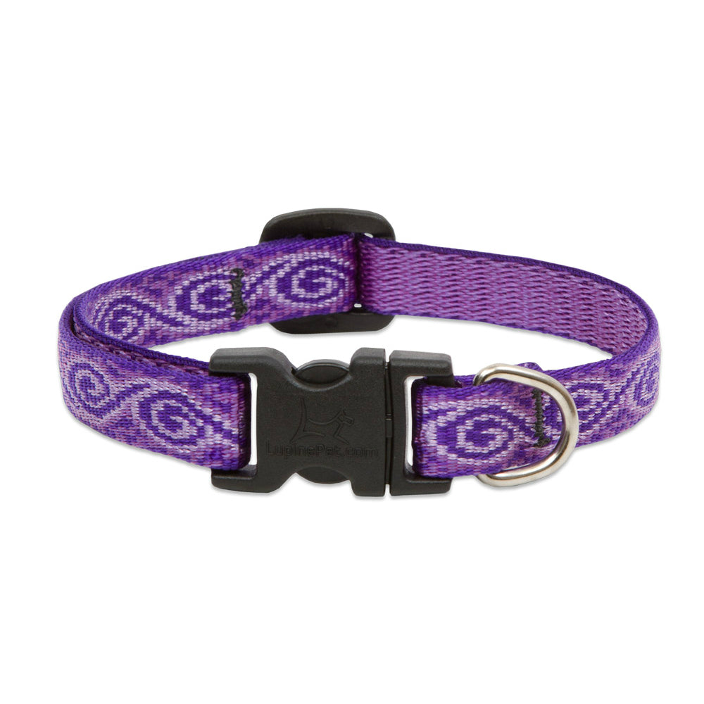 Lupine 96934 Originals Adjustable Collar for Small Dogs, Jelly Roll, 1/2"x8-12"