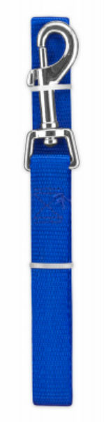 Pet Expert 31986TV Nylon Dog Reflective Leash, 3/4 x 6', Black & Blue