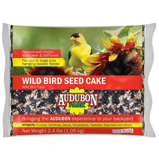 Audubon Park 11930 Wild Bird Seed Cake Bird Food, 2.4 Lbs