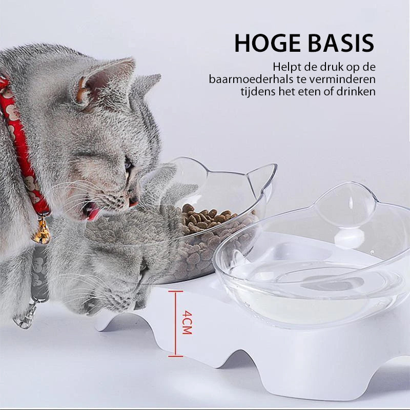 Kattenvoerbak (enkel/dubbel)