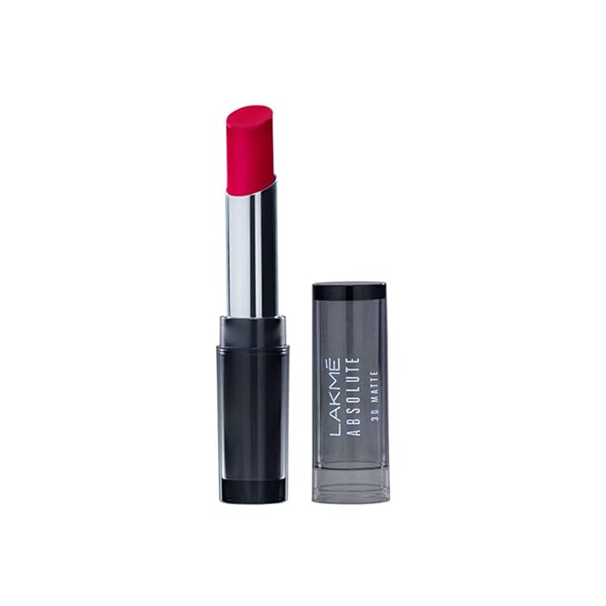LAKMÉ Absolute 3D Lipstick, Pink Passion, Matte Finish - 3 gms