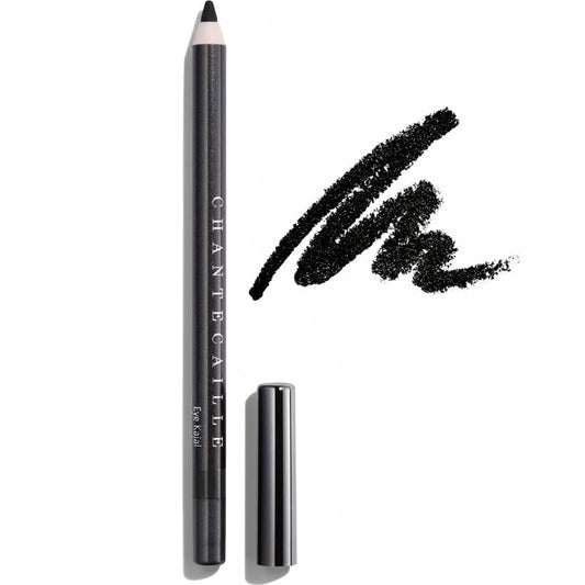 Chantecaille Black Kajal Brightening Eye Liner (1.2 g) with color smear
