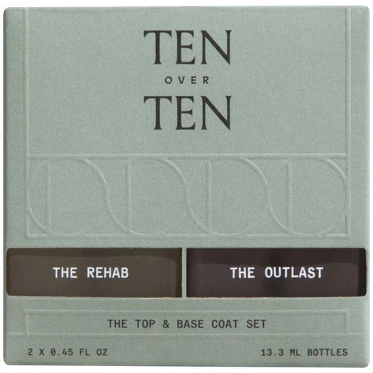 Tenoverten The Rehab Top & Base Coat Set - (2x 13.3 ml)