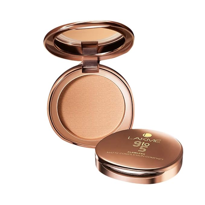 LAKMÉ 9 to 5 Flawless Matte Complexion Compact Powder, Melon - 8 gms