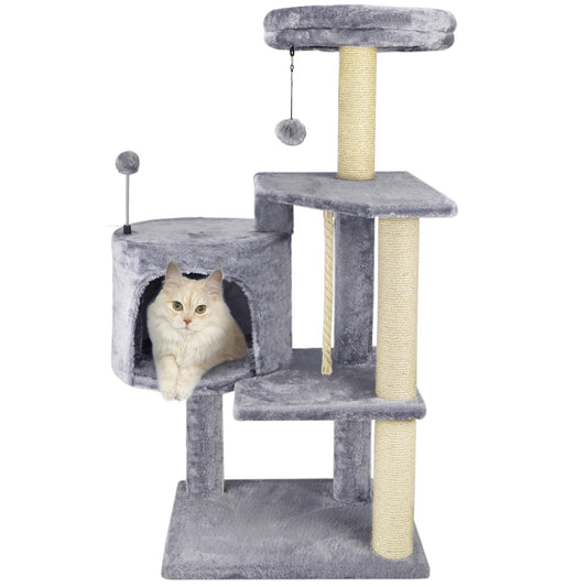 Cat Tree Scratching Toy Activity Centre Cat Tower Furniture Scratching Post