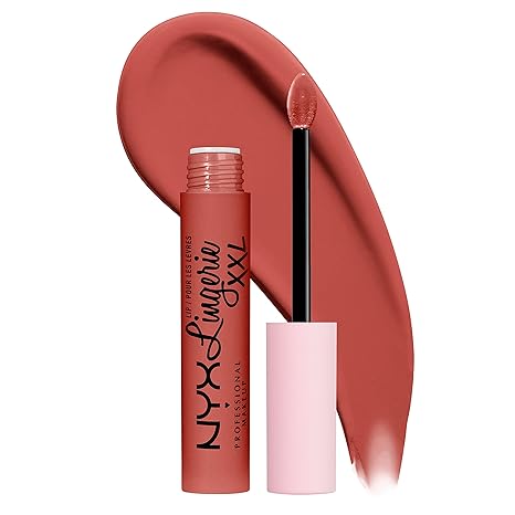 NYX Professional Makeup Lip Lingerie Xxl Matte Liquid Lipstick - Peach Flirt - 4 ml