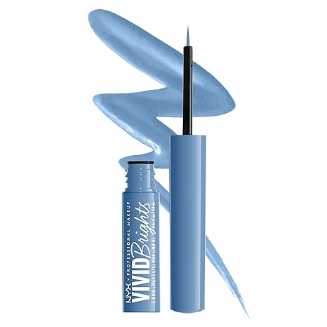NYX Professional Makeup Vivid Bright Liquid Eyeliner - Cobalt Crush - 2 ml