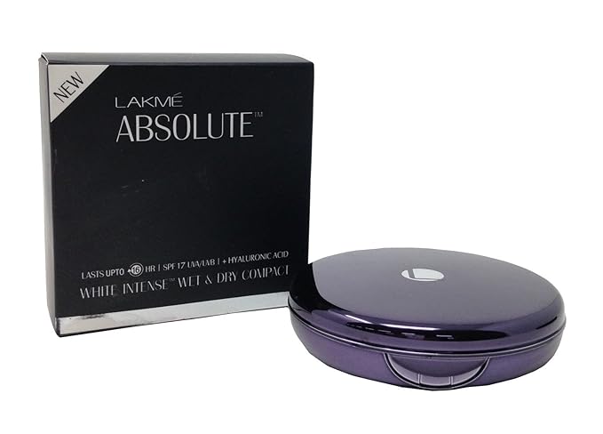 Lakmé Absolute White Intense Wet & Dry Compact Powder, Ivory Fair - 9 gms
