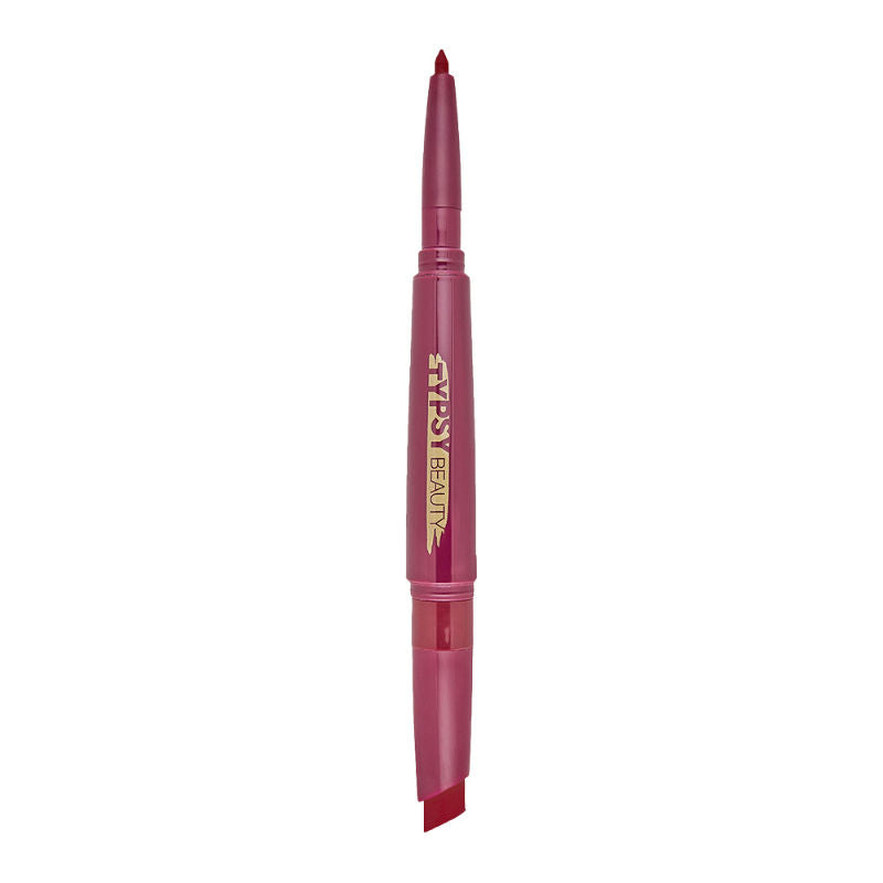 Typsy Beauty Twist & Pout Lipstick And Lip Liner - Left On Red 08 - 0.91 gms