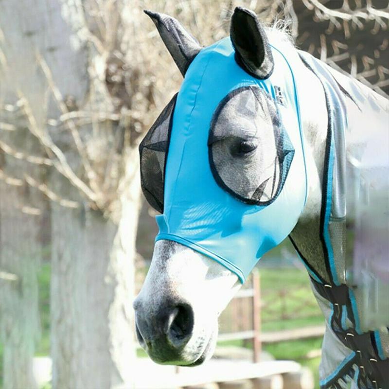 Anti-vliegen mesh paardenmasker