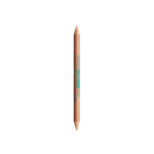 NYX Professional Makeup Wonder Pencil Micro Highlighter Duo Pencil Medium Peach - 0.7 gms
