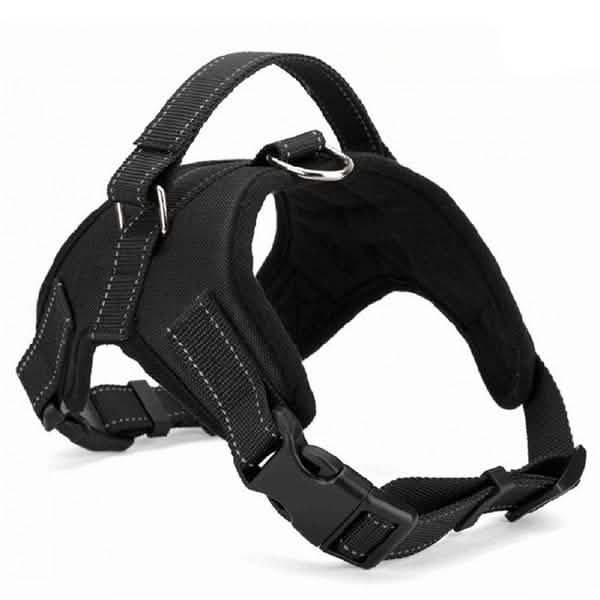 Dog Soft Adjustable Harness Pet Supplies Black S - DailySale