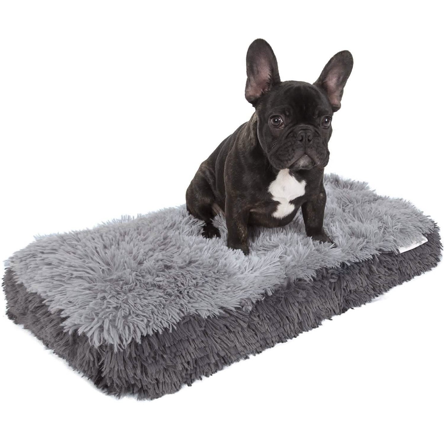 Fuzzy Pet Bed Pet Supplies S Gray - DailySale