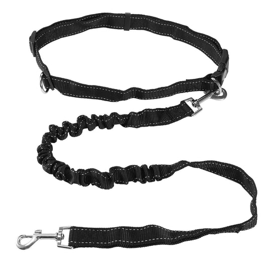 Hands Free Dogs Leash Waist Belt