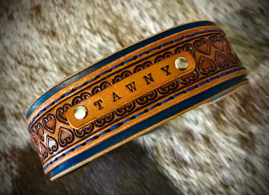 Double Love heart custom layered collar