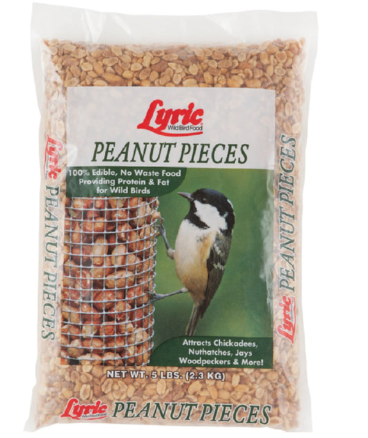 Lyric 26-47429 Peanut Pieces Wild Bird Food for Arboreal Birds, 5 Lbs